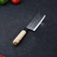 Damascus  Japanese Chef Knife 7Inch Stainless Steel Nakiri